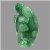 Image 3 : Natural  Aventurine 202 Cts Hand Carved Iguana