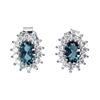 Image 1 : Natural London Blue Topaz Earrings