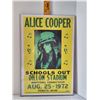 Image 2 : ALICE COOPER AUG 25 1972 SCHOOLS OUT CONCERT POSTER