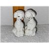 Image 1 : VINTAGE JAPAN POODLE SALT AND PEPPER SHAKERS