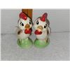Image 1 : VINTAGE YOUNG ROOSTER SALT AND PEPPER SHAKER SET
