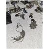 Image 3 : LOT OF JUNK JEWELLERY LOT INCLUDING STERLING SILVER GEMSTONE RING