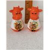 Image 1 : RCMP CHIPMAN NEW BRUNSWICK COW SALT AND PEPPER SHAKER SET