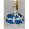 Image 2 : ANTIQUE PORCELAIN LADY PIN CUSHION