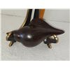 Image 2 : VINTAGE WOOD IRONSTONE SNAIL SCULPTURE