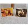 Image 1 : VINTAGE DOUBLE SIDED ANIMAL CARDS