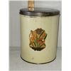 Image 2 : LARGE VINTAGE TIN CANISTER