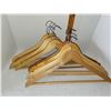 Image 1 : LOT OF 10 WOODEN HANGERS