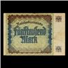 Image 3 : 1922 Germany (Weimar Republic) 5000 Marks Post-WWI Hyperinflation Banknote P# 81a Grades Select AU