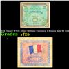 Image 1 : 1944 France WWII Allied Military Currency 2 Francs Note P# 114b Grades vf+