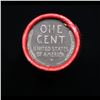 Image 3 : Mixed small cents 1c orig shotgun roll, 1929-p Lincoln Cent, Wheat Cent other end, Nathan's Brandt W