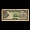 Image 2 : 1943 Philippines (Japanese (JIM) WWII Occupation) 10 Pesos Note P#?111 Grades vf+