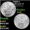 Image 1 : 1880-o Morgan Dollar $1 Grades Select Unc