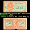 Image 1 : Military Payment Certificate (MPC)  Series 521 25c Grades vf+