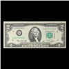 Image 2 : 1976 $2 Green Seal Federal Reserve Note (Chicago, IL) Grades vf++