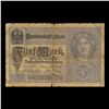 Image 3 : 1917-1918 Germany 5 Marks Banknote P# 56b Grades f+