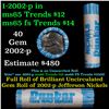 Image 1 : Shotgun Jefferson 5c roll, 2002-p 40 pcs Dunbar Wrapper