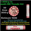 Image 1 : Shotgun Lincoln 1c roll, 2010-p 50 pcs String & Son Wrapper.