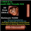 Image 1 : Shotgun Lincoln 1c roll, 1961-d 50 pcs Brandt Wrapper.