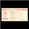 Image 2 : 2006-2008 Zimbabwe 10 Million Dollars (ZWN) Emergency Bearer Check Notes P# 55a Grades vf+