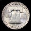 Image 3 : 1948-d Franklin Half Dollar 50c Grades Select Unc FBL