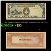 Image 1 : 1943 Philippines (Japanese (JIM) WWII Occupation) 5 Pesos Note P#?110 Grades vf++