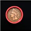 Image 2 : Mixed small cents 1c orig shotgun roll, Wheat Cent, 1906 Indian Cent other end, Nathan's Brandt Wrap