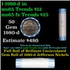 Image 1 : Shotgun Jefferson 5c roll, 1980-p 40 pcs Bank Wrapper