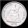 Image 2 : 1872-p Seated Liberty Half Dime 1/2 10c Grades Select Unc