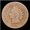 Image 2 : 1859 Indian Cent 1c Grades g, good