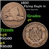 Image 1 : 1857 Flying Eagle Cent 1c Grades g+