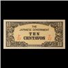 Image 2 : 1942 Philippines Under Japanese (JIM) Occupation 5 Centavo Note P# 104A Grades Choice CU