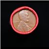 Image 2 : Mixed small cents 1c orig shotgun roll, 1919-d Lincoln Cent, Wheat Cent other end, Nathan's Brandt W