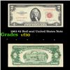 Image 1 : 1963 $2 Red seal United States Note Grades vf++