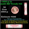 Image 1 : Shotgun Lincoln 1c roll, 2005-p 50 pcs String & Son Wrapper.