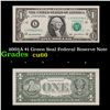 Image 1 : 2003A $1 Green Seal Federal Reserve Note Grades Gem+ CU