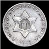 Image 2 : 1851 Three Cent Silver 3cs Grades Choice AU