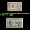 Image 1 : 1917 imperial Germany 5 Mark Note P# 56B Grades xf