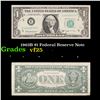 Image 1 : 1963B $1 Federal Reserve Note Grades vf+