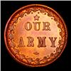 Image 3 : (1863) Our Army Civil War Token 1c Grades Choice+ Unc RD