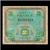 Image 2 : 1944 France 2 Franc Allied Liberation Note P# 114A Grades vf++