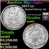Image 1 : ***Auction Highlight*** 1877-cc Seated Liberty Dime 10c Graded GEM Unc BY USCG (fc)