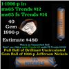 Image 1 : Shotgun Jefferson 5c roll, 1996-p 40 pcs Vintage Bank Wrapper
