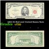 Image 1 : 1963 $5 Red seal United States Note Grades vf++