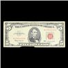 Image 2 : 1963 $5 Red seal United States Note Grades vf++