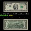 Image 1 : 1995 $2 Green Seal Federal Reseve Note Grades Select CU