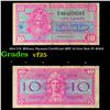 Image 1 : 1954 U.S. Military Payment Certificate MPC 10 Cent Note P# M30A Grades vf+