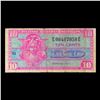 Image 2 : 1954 U.S. Military Payment Certificate MPC 10 Cent Note P# M30A Grades vf+