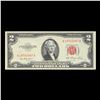Image 2 : 1963 $2 Red seal United States Note Grades vf++