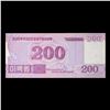 Image 3 : Upper Korea 200 Won Note P# 54 Grades Gem CU